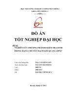 NGHIÊN CỨU PHƯƠNG PHÁP ĐO KIỂM TRA OSNR TRONG MẠNG CHUYỂN MẠCH GÓI QUANG (OPS)