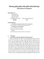 Phương pháp phát triển phần mềm linh hoạt potx