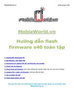 Hướng dẫn flash firmware s40 toàn tập pptx