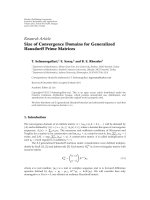 Hindawi Publishing Corporation Journal of Inequalities and Applications Volume 2011, Article ID ppt