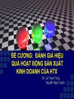 Đề cương đánh giá hiệu quả hoạt động sản xuất kinh doanh của hợp tác xã pdf
