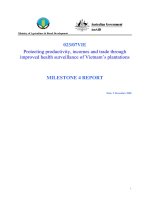 Báo cáo khoa học nông nghiệp 