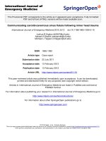 báo cáo hóa học: