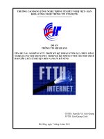 nghiêng cứu thiết kế hệ thống ftth dựa trên công nghệ quang thụ động pon. thiết kế hệ thống ftth cho 5000 thuê bao cho 5 xã của huyện hòa vang tp đà nẵng