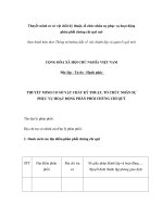 MẪU Thuyết minh cơ sở vật chất kỹ thuật, tổ chức nhân sự phục vụ hoạt động phân phối chứng chỉ quỹ mở doc