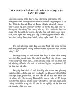 RÈN LUYỆN KĨ NĂNG VIẾT BÀI VĂN NGHỊ LUẬN BẰNG TỪ KHÓA pptx