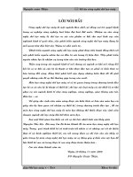 Thuyết minh Đồ án: Công nghệ chế tạo máy