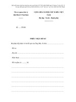 MẪU PHIẾU NHẬN HỒ SƠ doc