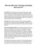 Báo cáo kiểm toán: Nội dung nào không được loại trừ? pot