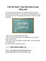 Câu hỏi đuôi ( Tag Question) trong tiếng anh doc