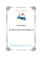 đề tài kỹ thuật chẩn đoán động cơ