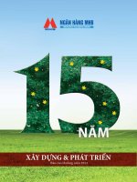 báo cáo thường niên 2012 ngân hàng mhb 15 năm xây dựng và phát triển
