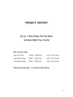 Xây dựng cổng thông tin sức khỏe và khám bệnh trực tuyến