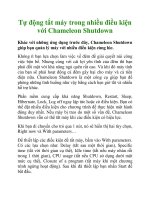 Tự động tắt máy trong nhiều điều kiện với Chameleon Shutdown doc