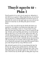 Thuyết nguyên tử Phần 1 ppt