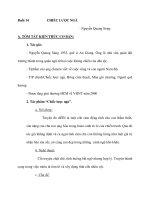 Buổi 14: CHIẾC LƯỢC NGÀ - Nguyễn Quang Sáng pdf