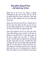 Bón phân đúng để hạn chế bệnh bạc lá lúa pdf