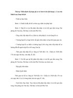 Thủ tục Thẩm định xếp hạng lại cơ sở lưu trú du lịch hạng 1, 2 sao cho khách sạn, làng du lịch docx