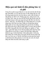 Hiệu quả mô hình tổ dân phòng bảo vệ cà phê pot