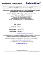 báo cáo hóa học: