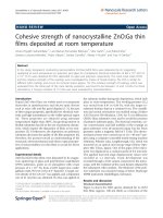 Báo cáo hóa học: 