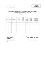 MẪU DANH SÁCH NGƯỜI NỘP THUẾ KHÔNG NỘP HỒ SƠ KHAI THUẾ TRONG THỜI HẠN 10 NGÀY pot