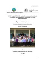 Báo cáo khoa học nông nghiệp 