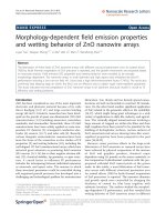 Báo cáo hóa học: 