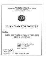 Khảo sát thiết bị DSLAM trong hệ thống ASAM7300