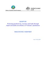 Báo cáo khoa học nông nghiệp 