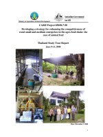 Báo cáo khoa học nông nghiệp 