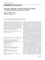 Báo cáo hóa học: 