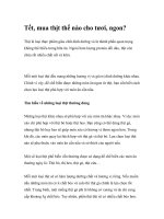 Tết, mua thịt thế nào cho tươi, ngon? pot