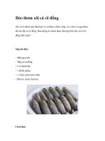 Dẻo thơm xôi cá rô đồng pptx