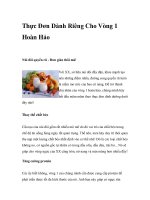 Thực Đơn Dành Riêng Cho Vòng 1 Hoàn Hảo doc