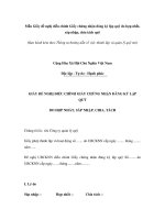 Mẫu Giấy đề nghị điều chỉnh Giấy chứng nhận đăng ký lập quỹ do hợp nhất, sáp nhập, chia tách quỹ doc