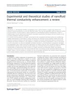 Kleinstreuer and Feng Nanoscale Research Letters 2011, 6:229 ppt