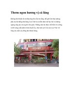 Thơm ngon hương vị cá lăng ppt