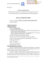 BÁO cáo THƯỜNG NIÊN 2013 CÔNG TY cổ PHẦN dược PHẨM bến TRE