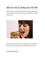 Bữa Trưa Nên Ăn Những Gì Là Tốt Nhất ppt