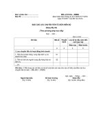 MẪU BÁO CÁO LƯU CHUYỂN TIỀN TỆ GIỮA NIÊN ĐỘ (Dạng đầy đủ) pdf