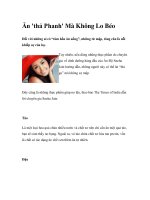 Ăn ''''thả Phanh'''' Mà Không Lo Béo pdf