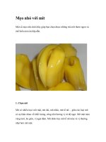 Mẹo nhỏ với mít ppt