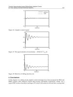 Frontiers in Adaptive Control Part 7 pot