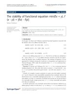 Báo cáo hóa học: 