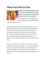 Những Thực Phẩm Kị Nhau docx