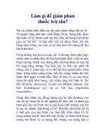 Làm gì để giảm phun thuốc trừ sâu? pptx