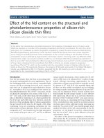 Báo cáo hóa học: 