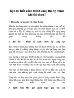 Bạn đã biết cách tránh căng thẳng trước khi thi chưa? ppt