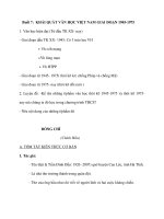 Buổi 7: KHÁI QUÁT VĂN HỌC VIỆT NAM GIAI ĐOẠN 1945-1975 pdf